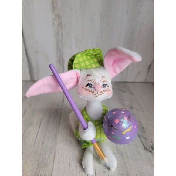 Annalee spring Easter bunny egg painting artist - Picture 3 of 9